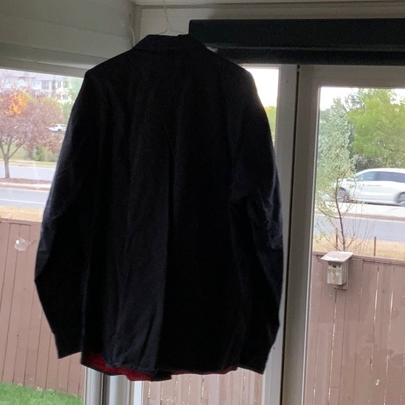 CANYON RIVER BLUES M HEAVY BLACK SHIRT ZIP OFF ARMS - Picture 4 of 5